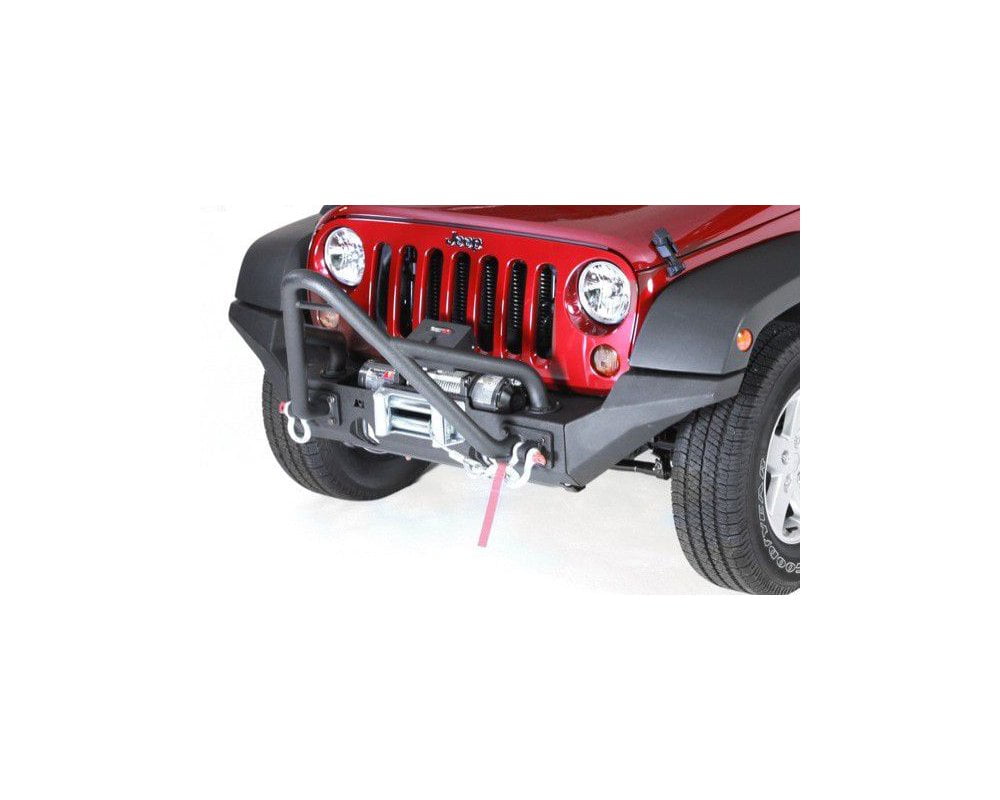 Rugged Ridge 11540.21 XHD Textured Black Front Bumper Tube End