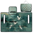 thumbnail image 5 of Whosucclay Crane Art Print Foldable Golf Cart Seat Covers, 4 Pockets Golf Cart Accessories for Club Car EZGO Yamaha Club Cart 2-Person Golf Carts, 5 of 9