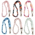 thumbnail image 1 of Rzvnmko 6 Pzas de Cordones Elásticos para Coleteros con 8 Portadores de Identificación para Insignias y Llaves, Lindo Cordón para Coleteros para Regalos de Agradecimiento para Maestros, Enfermeras, E, 1 of 11