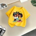 thumbnail image 5 of HNMKIU Hauts Tendance pour Filles T-Shirt Graphique à Col Rond Manches Courtes pour l'Été Tenue Décontractée Designs Confortables, 5 of 5