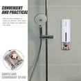 thumbnail image 3 of Wall Mounted Soap Dispenser Shower Lotion Shampoo Container for Bathroom Toilet, 3 of 8