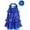 Royal Blue, variant on Sinleey Kids Girls Salsa Rumba Dance Performance Costume Shiny Sequins Ballet Jazz Latin Leotard Dress Purple 10