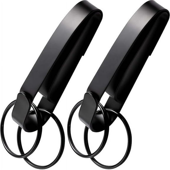 Tactical Key Ring Holder for Duty Belts, Quick Release Key Clip Stainless Steel