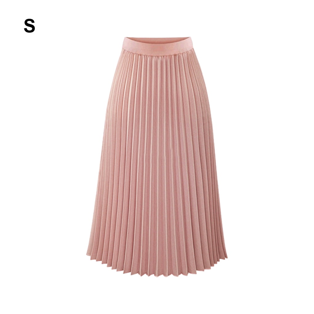 Youkk Black Pleated Skirt For Women - Elegant And Long Skirts