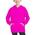 thumbnail image 2 of Hvobtty Toddler Sweatshirts, Toddler Fall Tops, Crewneck Oversized Hooded Sweatshirt Kids Fashion Long Sleeve Pullover for Girls and Boys Hot Pink 4-5 Years, 2 of 4