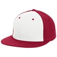 thumbnail image 2 of Pacific Headwear Premium P-Tec Flexfit Cap Es342 White/Red/Red L/Xl, 2 of 2
