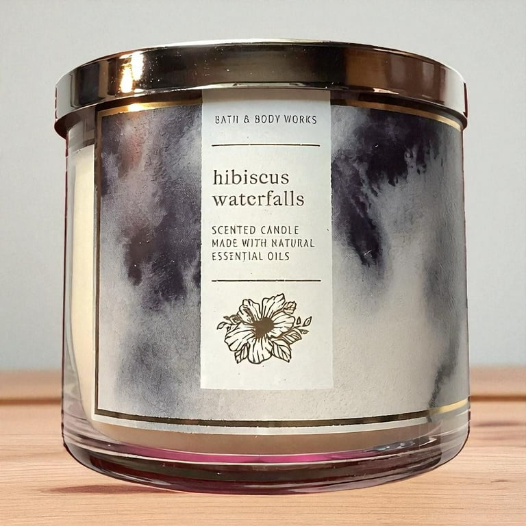 Bath and Body Works Hibiscus Waterfalls 3-Wick Scented Candle