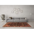 thumbnail image 3 of Ahgly Company Indoor Square Persian Brown Traditional Area Rugs, 3' Square, 3 of 4
