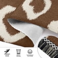 thumbnail image 3 of Bedroom Hallway Indoor Outdoor Mat With Rubber Backing Runner Rug Long Repeating Pattern Design, 3 of 8