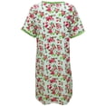 thumbnail image 2 of Gold Coast Women's Blue and Pink Floral Nightgown, Large, 2 of 5