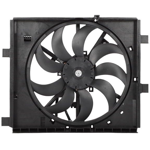 SCITOO Engine Cooling Fan Assembly Compatible with 2011-2017 for Nissan for Juke 1.6L; Replace 622960;620452