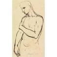thumbnail image 3 of Benjamin Robert Haydon 12x18 Black Modern Framed Museum Art Print Titled - Study of a Young Man, 3 of 5