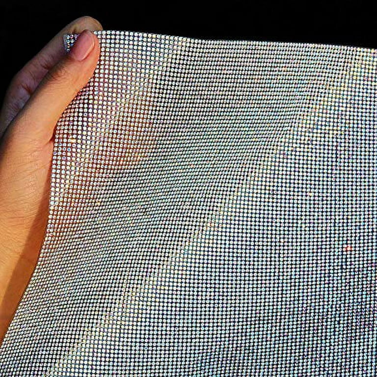 Locacrystal Bling Rhinestone Sticker DIY Car Decoration Stickers  Self-Adhesive Hotfix Glitter Crystal Gem Sheet Sticker for Car&Craft  Decoration with 19440Pcs 2mm Rhinestones(Crystal AB,9.4 