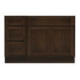 thumbnail image 5 of 45 in. W x 21 in. D x 32.5 in. H Bath Vanity Cabinet without Top in Brown, 5 of 5