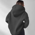 thumbnail image 4 of Qwertyu Quarter Zip Sweatshirt Women Half Zipper Workout Oversized Hoodies with Pocket Lightweight Y2K Pullover 2026 Clothes Dark Gray M, 4 of 4
