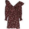 thumbnail image 2 of Rebecca Taylor Womens Tilda Ruffled Dress, Red, 6, 2 of 2
