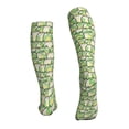 thumbnail image 4 of Compression Socks for Women and Men - cute smile frog green Kawaii Compression Socks Circulation for Workout, 4 of 8