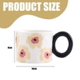 thumbnail image 2 of Hand-painted small fresh household water cup breakfast cup 450ml large capacity office afternoon tea cup-Beige, 2 of 5