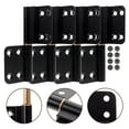 thumbnail image 6 of 4 Pcs Lift off Hinge Closing Door Hinge Removable Hinges 9.5X3.9X1.1CM Black, 6 of 8