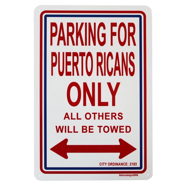 Puerto Rico Parking Sign