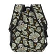 thumbnail image 4 of Fotbe Skull with Dollar Mochila Casual con Estampado para Escuela, Viajes y Actividades al Aire Libre - Duradera, Ligera y Cómoda, 4 of 5
