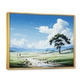 thumbnail image 2 of Designart "Lake And River Calm II" Landscapes Floater Framed Canvas Print, 2 of 7
