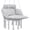 Grey, variant on NeoNiches Hammock Swing Chair, Outdoor Hanging Chair with Large Cushion, Cotton Rope Weaving Macrame Swing with Chain, 265 LBS Capacity for Indoor, Outdoor, Bedroom, Patio, Balcony, Dark Gray