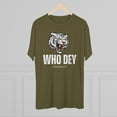 thumbnail image 4 of Who Dey 3 - Unisex Tri-Blend Crew Tee, 4 of 4