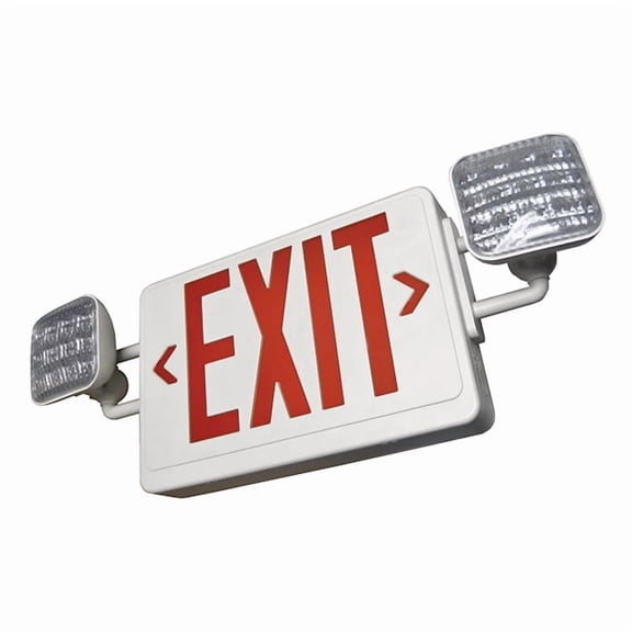 Combination Red Exit/Lighting Units