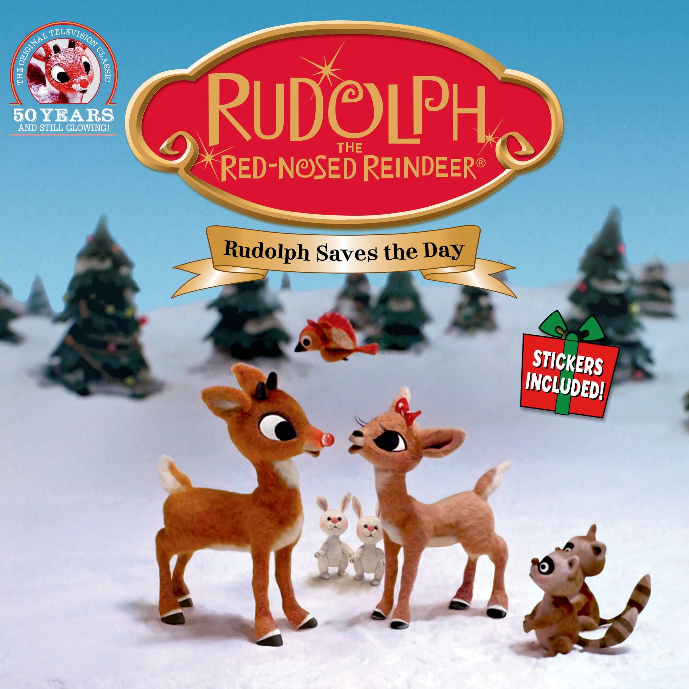 Rudolph the Red-Nosed Reindeer: Rudolph Saves the Day : Stickers Included