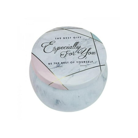 Empty Candle Tins Topumt DIY Candle Making Empty Candle Tin Box Storage Case Metal Containers Jar Art Retro Candy Wedding Gift Jewelry Box ()