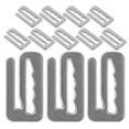 thumbnail image 4 of 12pcs Barber Cape Clips, Cape Hook Adjusters Barber Strap Clips Barber Cape Fastening Hooks Barber Cape Metal Buckles for Replacement Barber Cape Acce, 4 of 4