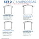 thumbnail image 3 of Mega Set de Vaporeras RD Royal Cook de Acero Inoxidable 42 pz, 3 of 5