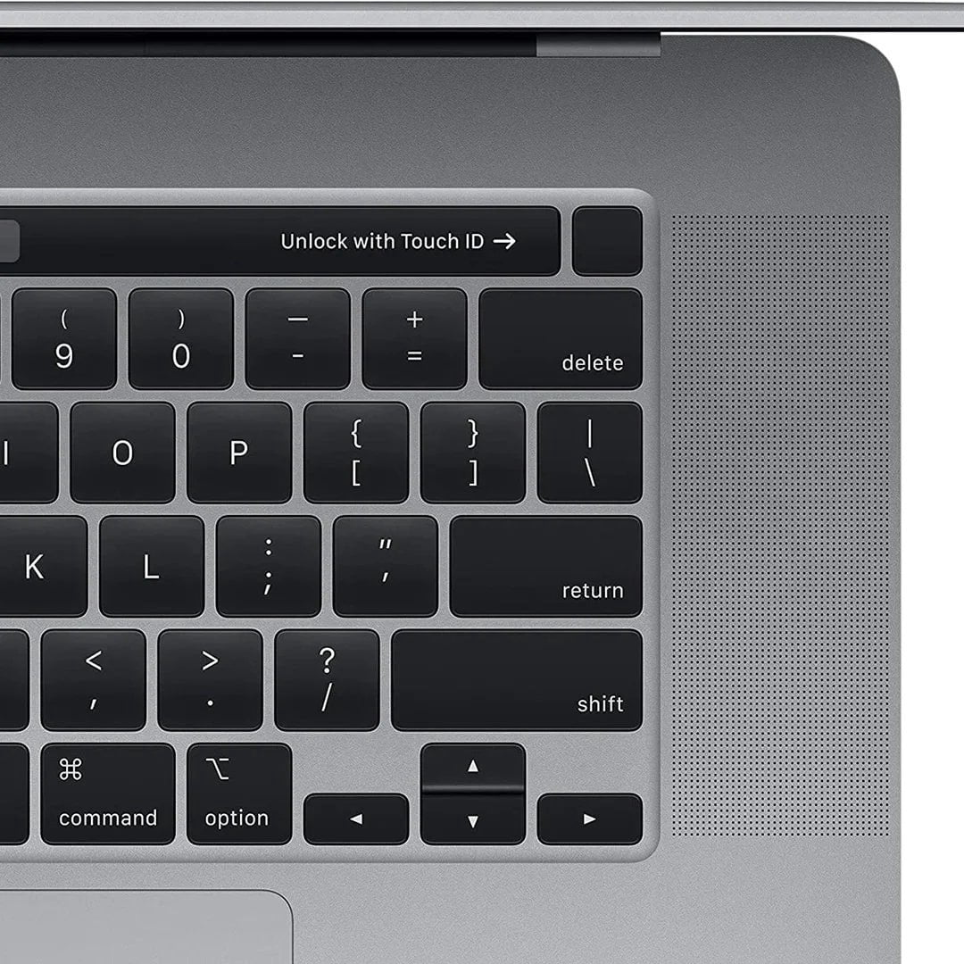 MacBook Pro 16 (2019) Space Gray, Intel Core i7-9750H, AMD Radeon Pro 5500M, MacOS 14 Sonoma