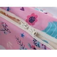 thumbnail image 6 of NTBED 3pcs Kids Comforter Sets Zipper Bedding Set for Girls,Twin Kid Bedding Set Rainbow Comforter Unicorn Bedding Set for Kid,All in one Zipper Bedding(Pink，Twin), 6 of 7