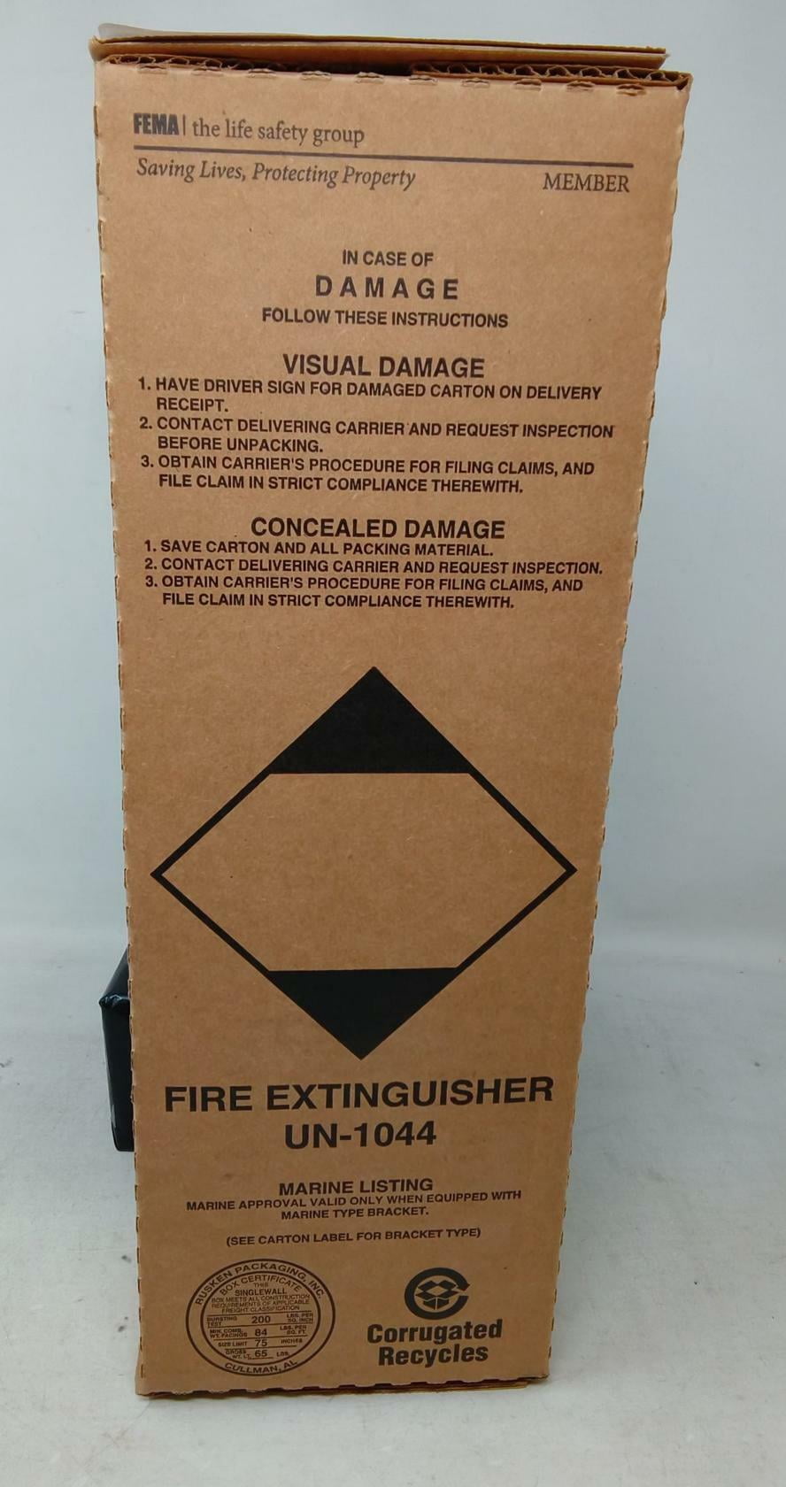 Amerex B417T, 2.5 Pound ABC Dry Chemical Class A B C Multi-Purpose 2.5 Pound Fire Extinguisher with Wall Bracket
