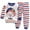 White, variant on Odeerbi Infant Boys Girls Cotton Clothes Spring Fall Outfits Set Child Spring Cartoon Printed Round Neck Long Sleeve Tops Pants Sets Blue