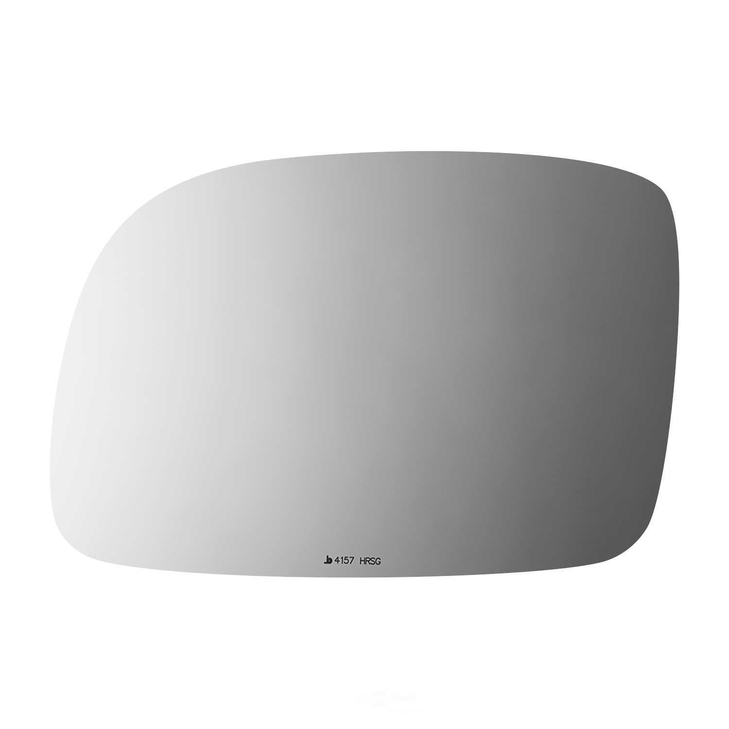 Burco Side View Mirror Replacement Glass with Motor Mount Plate - Clear Glass - 4157HRSG