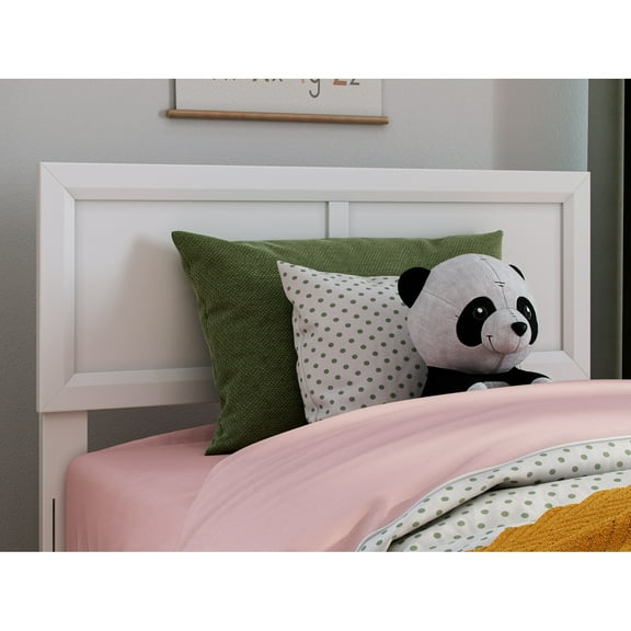 Sophia Twin Solid Wood Headboard in White