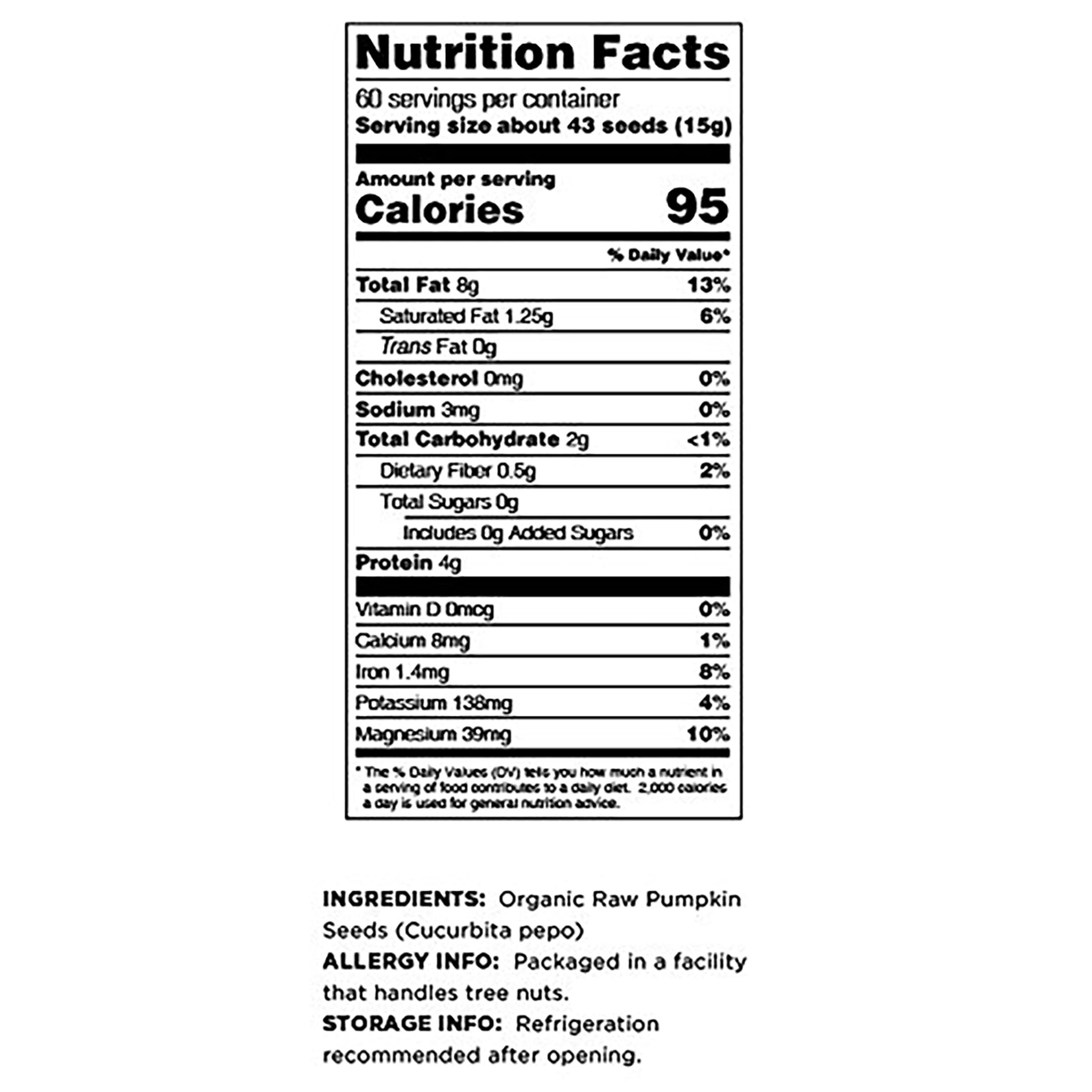 Terrasoul Superfoods Organic Pumpkin Seeds, 2 Lbs - Raw, Unsalted, Superfood for Snacking & Salad Boost