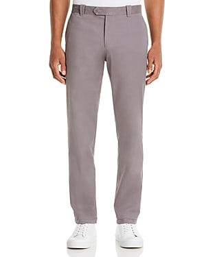 kenneth cole reaction men's modern fit micro check dress pants Modern-Fit Stretch Trouser – Charcoal Check main image 1