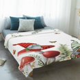 thumbnail image 4 of Gnomes Mushroom Blanket Soft Cozy Warm Throw Blanket for Couch, Plush Fuzzy Flannel Fleece Blankets for Sofa, Country Leaves Plants Butterfly Plants Bed Blankets Lightweight Gifts for Women, 40"x60", 4 of 9