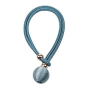 PRETXORVE Curtain Tiebacks, Curtain Ties for Drapes, Adjustable Curtain Tie Backs, Modern Curtain Holdbacks for Thin or Thick Home & Office Window Draperies 1Pc