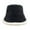 Black, variant on Diufon Women's Winter Warm Bucket Hat Fleece Thickened Solid Color Wool Hats Outdoor Fisherman Cap