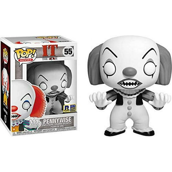 2018 Rhode Island Comic Con Exclusive Black & White Pennywise Pop