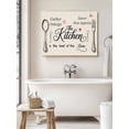 thumbnail image 6 of Beige Retro Art Wall Art for Living Room,Canvas Picture Wall Decor for Bathroom Bedroom,Spoon Fork Vintage Farmhouse Rustic Painting Artwork for Office Kitchen Hallway Dining Room Home Decor 12"x16", 6 of 8