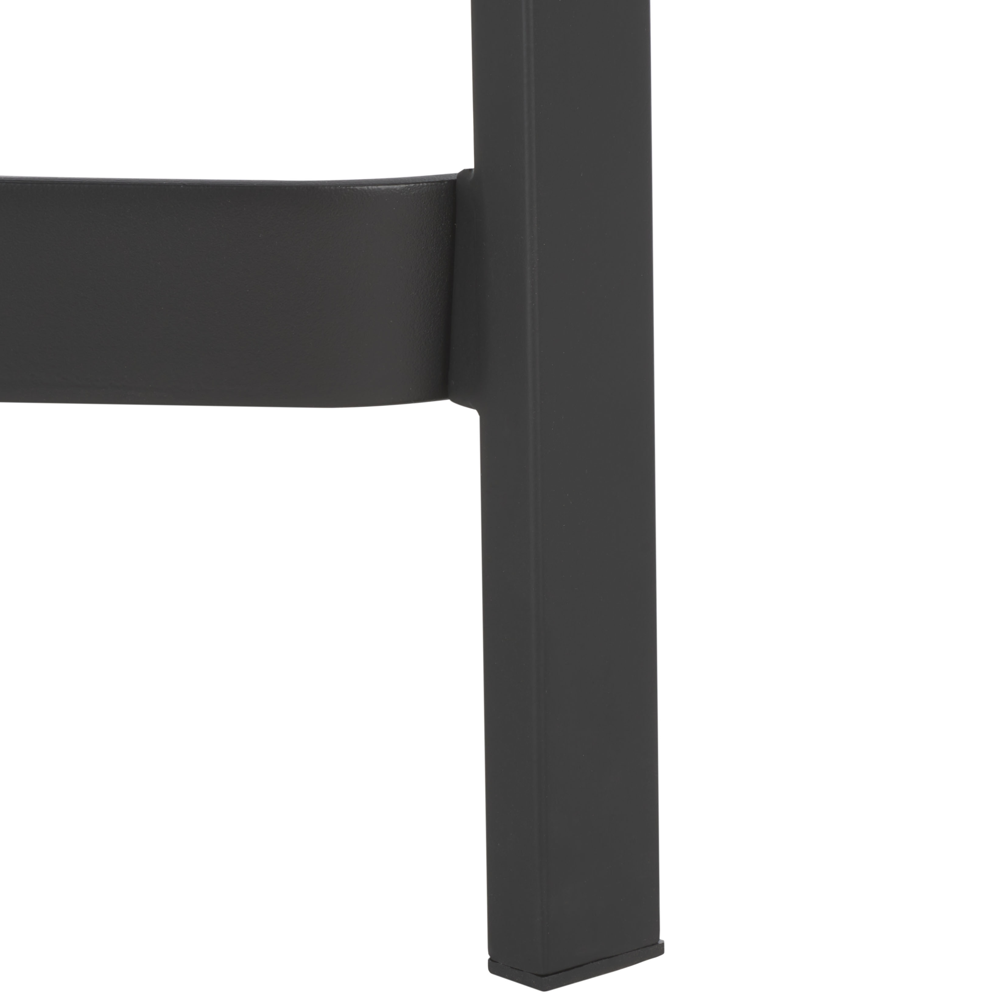 SAFAVIEH Jaguar Coastal Style Cane Bench, Black/Natural (42.3 in. W x 14.8 in. D x 17.8 in. H)