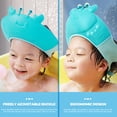 thumbnail image 2 of Miangastore 2pcs Baby Shower Caps Silicone Hair Washing Hat Adjustable Kids Shampoo Caps, 2 of 8