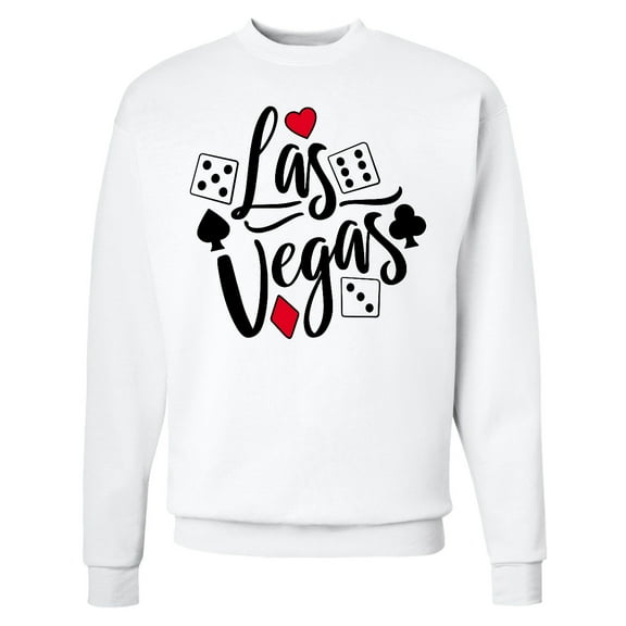 Inktastic Las Vegas Dice and Card Suites Adult Sweatshirt
