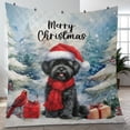 thumbnail image 4 of Merry Christmas Havanese Enjoys Woofmas Winter Xmas Holiday Quilt Blanket Havanese Dog Lover Gifts Idea Cozy Comforter Throw Blanket - 02022, 4 of 5